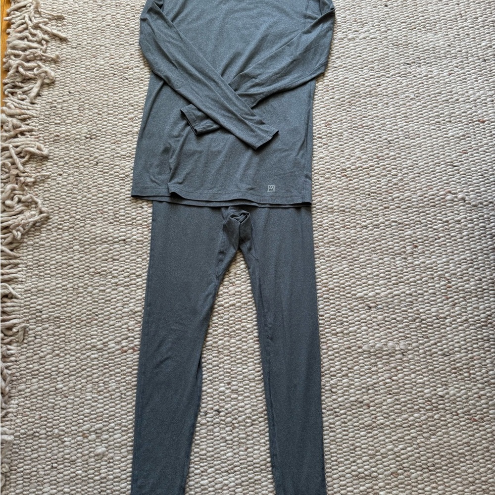 Men’s Grey Long Underwear set
